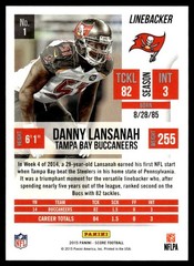 2015 Score Football Base Cards #&rsquo;s 1-220 You pick NMMT + Free Shipping!