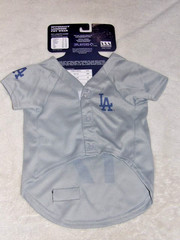 MLB LA Dodgers Ohtani Gray Baseball Dog Jersey Clothing Cute NWT