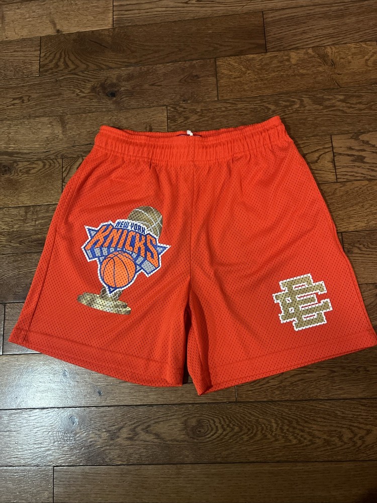 NEW YORK KNICKS CHAMPIONSHIP ERIC EMANUEL SHORTS SIZE SMALL NBA Finals Size M