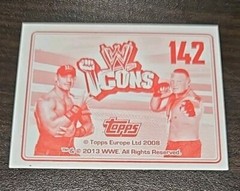2013 Topps WWE Icons Stickers #142 John Cena App 2&Prime;