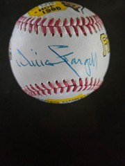 Willie Stargell Signed Photo & Stats Baseball JSA Authenticated