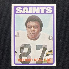 VTG‼ 1972 Topps RICHARD NEAL #87 New Orleans Saints • EUC‼ • SHIPS 1st Class‼