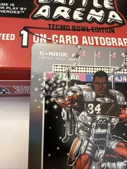 Bo Jackson battle arena Tecmo Bowl Scoreboard Steel K-Mack Kevin Mack SB594 SP