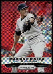 2015 Panini Prizm #164 Mariano Rivera Red Power Prizms #/125 New York Yankees