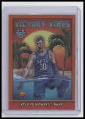2023-24 Bowman University Best #VV-13 Kyle Filipowski Victory Vibes Orange #/25