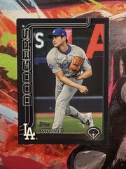 2025 Topps Series 2 Black Border Shohei Ohtani Black Border LA Dodgers /74 SSP