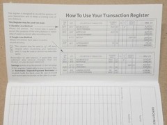 Checkbook Transaction Registers 2022 2023 2024 Bank Deposit Debit Book Record