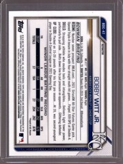 BOBBY WITT JR. 2021 Bowman Chrome Draft #BDC-47 Refractor