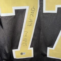 Willie Roaf New Orleans Saints #77 Signed Custom Jersey HOF 2012 – Beckett BAS