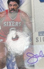 ( /10 ) Julius Erving 2012-13 Contenders Substantial Signatures Prime Patch Auto
