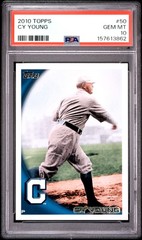 2010 Topps #50 Cy Young PSA 10