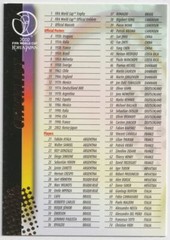 2002 Panini FIFA World Cup Korea-Japan Choose & Pick Cards To Complete Your Set