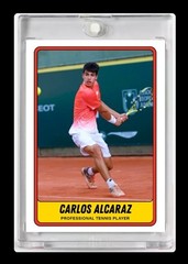 2018 Carlos Alcaraz Future Stars Rookie Card #174 Top Tennis Player w/Case