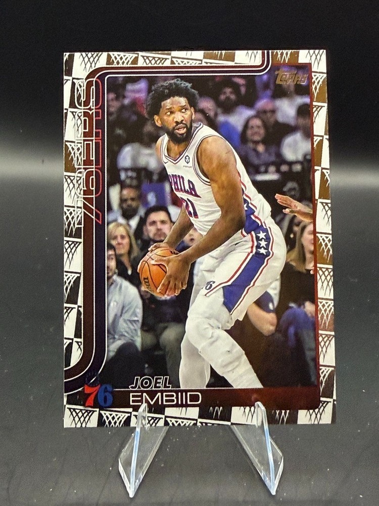 Joel Embiid 2025-26 Topps NBA Season Tip-Off Foil Parallel 76ers #22