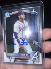 John Gil 1st Bowman Auto BCP-172 Braves