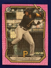 2026 Bowman Chrome Edward Florentino #BCP-82 1st Bowman Pink Mojo Refractor /199