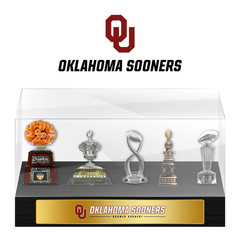 Oklahoma Sooners Championship 10cm 4 Metal Trophy& Acrylic Trophy With Case
