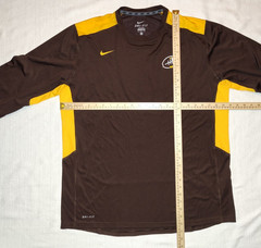 NICE Nike Dri Fit Wyoming Cowboys Football Long Sleeve Athletic Shirt Men&rsquo;s XL