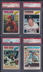 PSA 8 1977 OPC O-pee-chee Topps #115 Mark Fidrych Detroit Tigers RC; 1-CARD ONLY