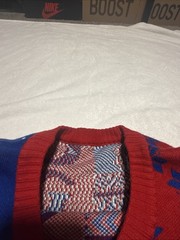 NBA Los Angeles Clippers Busy Block Ugly Christmas Sweater Crewneck Medium