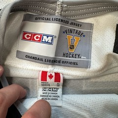 Vintage CCM Los Angeles Kings Wayne Gretzky #99 White Hockey Jersey