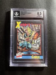 1991 Impel X-Force Promo #1 Cable Beckett BGS 8.5 Sharp Marvel Comics