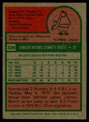 1975 Topps #336 Rennie Stennett