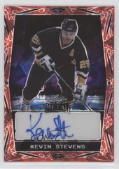 2024 Leaf Metal Legends Red Crystals /7 Kevin Stevens #BA-KS1 Auto 11jd