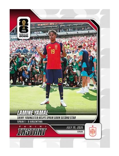 Lamine Yamal – 2026 Panini Instant FIFA World Cup 2026 #246 Spain PRESALE