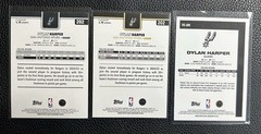 Dylan Harper Lot. Topps Fanatics Logo, Blackout, And Silver Pack MOJO