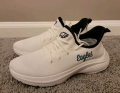 Philadelphia Eagles Womens Shoes- Size 7, NFL Jalen Hurts Sneakers White