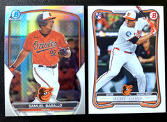 2023 Bowman Draft – Chrome Samuel Basallo #BDC-179 Refractor (RC)+ Base RC C33