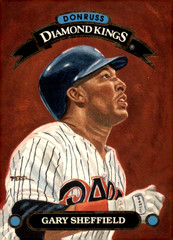 1993 leaf donruss diamond kings Gary Sheffield DK-21