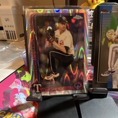2026 Topps Finest Jacob deGrom and 2025 Topps chrome Ray Wave #214 #21