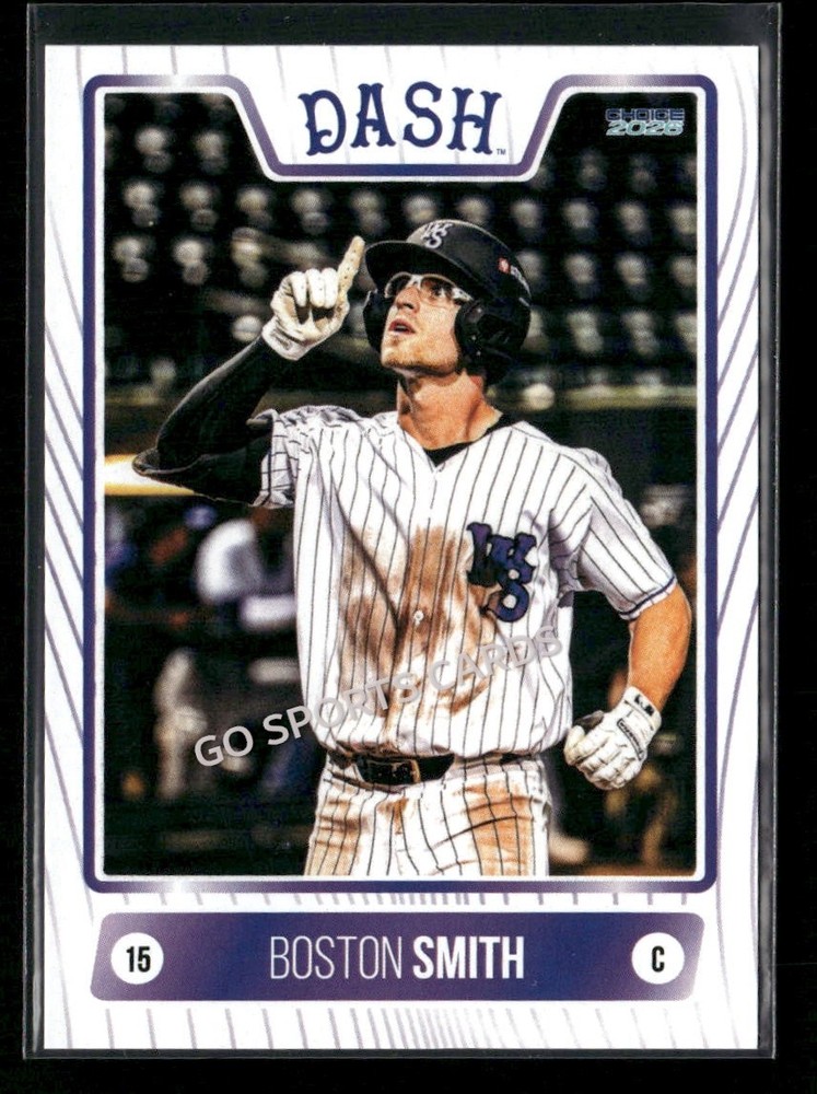 2026 Winston Salem Dash Boston Smith RC Rookie White Sox Minor League