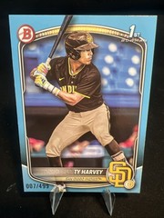 2025 Bowman Draft | Ty Harvey | Sky Blue Border /499 #BD-58