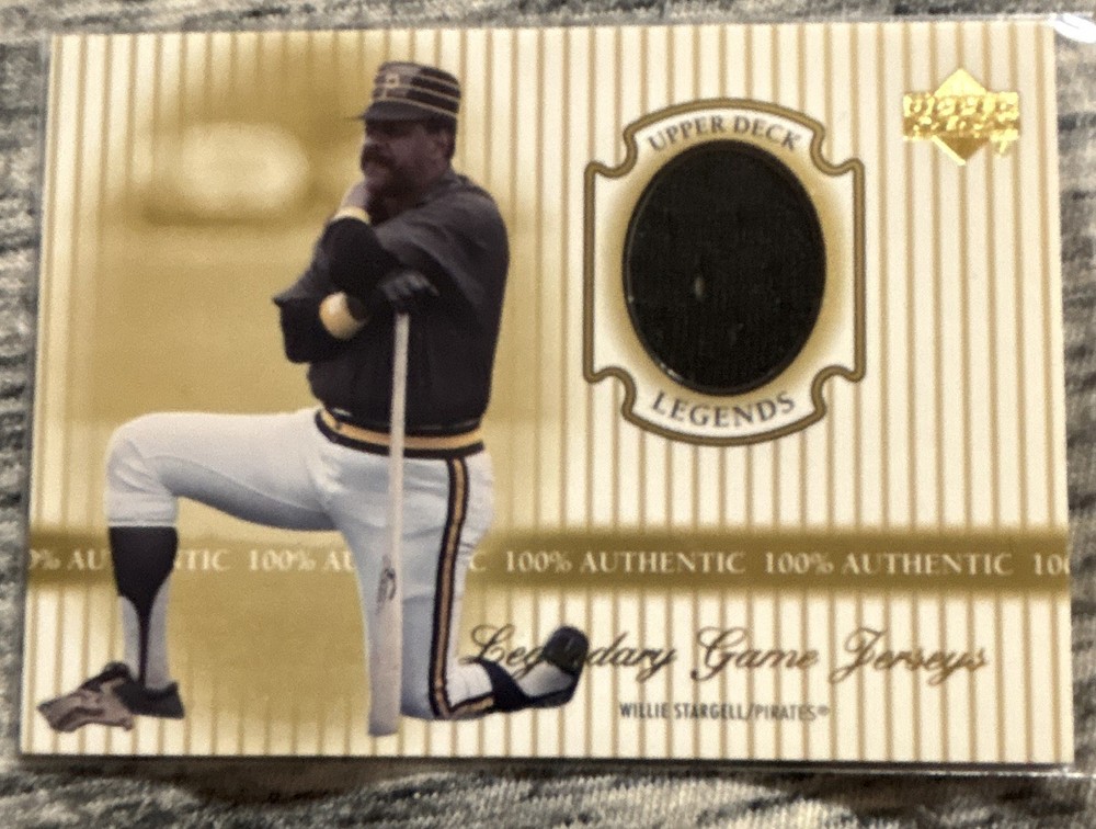 Upper Deck Legends Willie Stargell Pirates Legendary Game Jerseys J-WS Game-Used