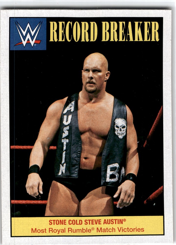 2016 Topps WWE Heritage #25 Steve Austin Record Breakers