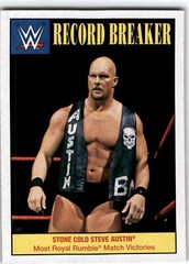 2016 Topps WWE Heritage #25 Steve Austin Record Breakers