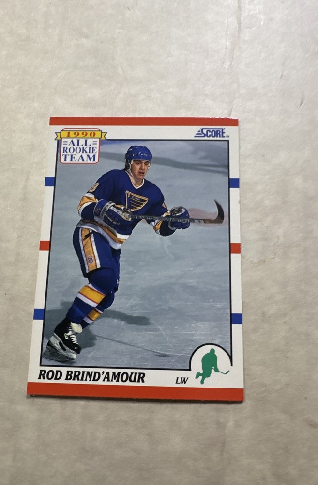 1990-91 Score – All Rookie Team Rod Brind&rsquo;Amour #328 (RC)