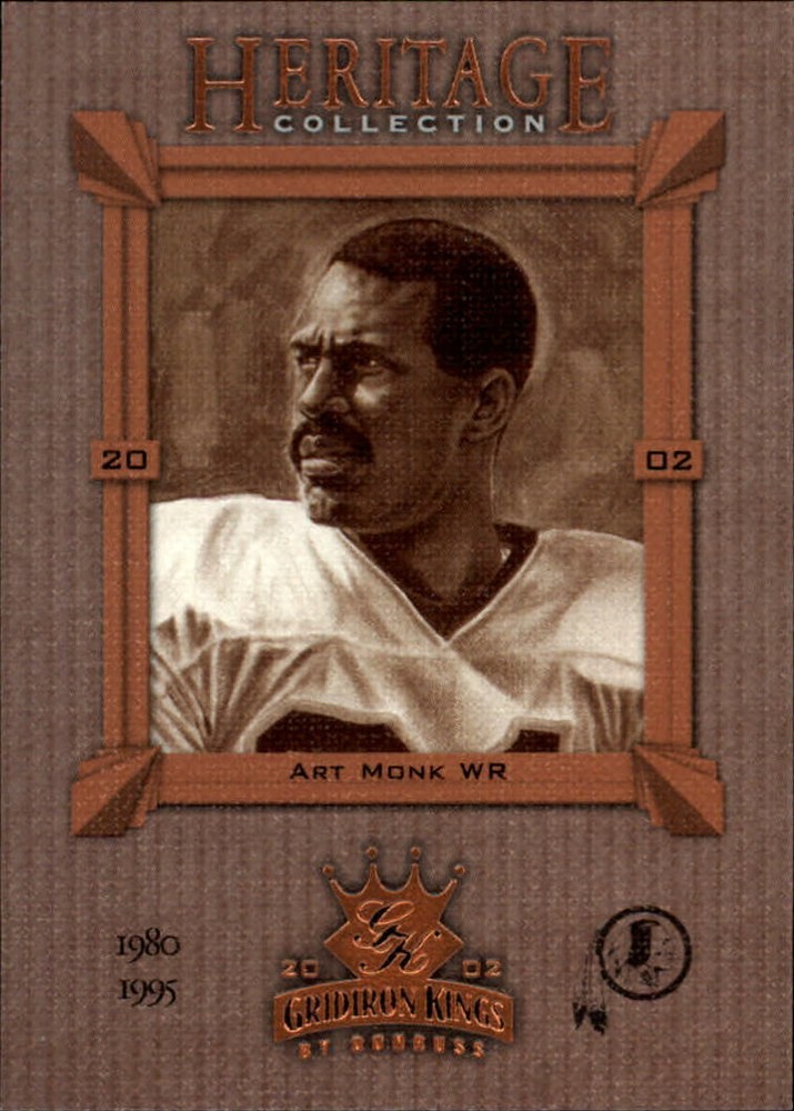 2002 Gridiron Kings Heritage Collection #HC1 Art Monk – NM