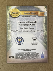 2024-25 Topps Chrome Lauren Hemp Auto /99 Queens of Football UEFA Women