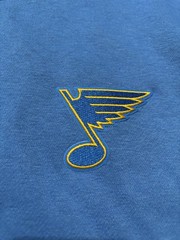 Antigua St. Louis Blues 1/4 Zip Sweatshirt. Mens 2XL. Powder Blue. NHL. New!