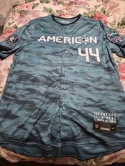 Authentic MLB Houston Astros Jersey and Hat All Star Game 2023 Yordan Alvarez