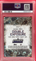 JACOB FATU PSA 9 SSP Case Hit – Double Exposure 2025 Topps Finest WWE #EXP-JF