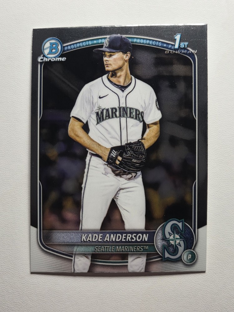 2025 Bowman Chrome 1st Kade Anderson BDC-3 Mariners