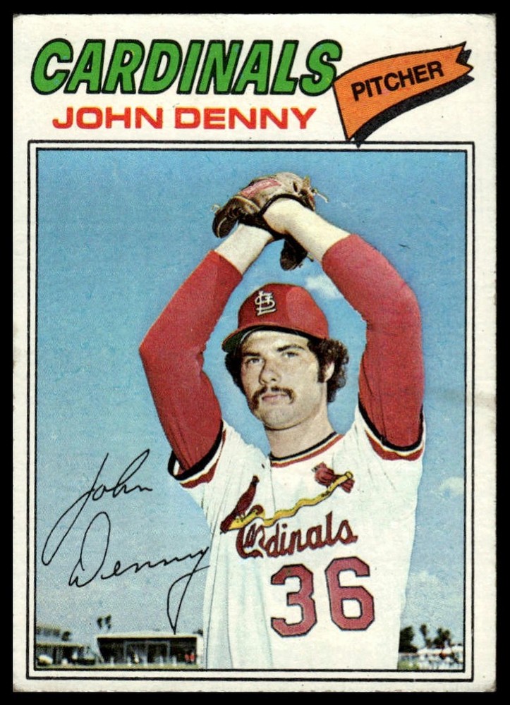 1977 Topps #541 John Denny