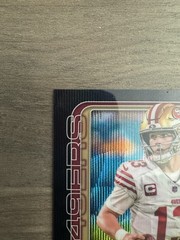 2025 Topps Chrome – Brock Purdy #262 Black Wave Refractor /10 SSP