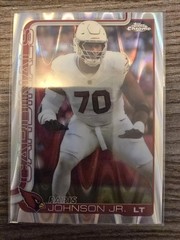 2025 Topps Chrome #3 Paris Johnson Jr. Ray Wave Refractor