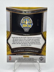 2025 Panini Select WNBA Courtney Vandersloot Signatures Auto Red /99